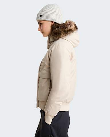 Arctic Bomber Jacket W TNF Timeless Taupe ALT2