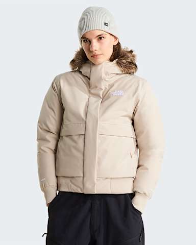 Arctic Bomber Jacket W TNF Timeless Taupe HERO