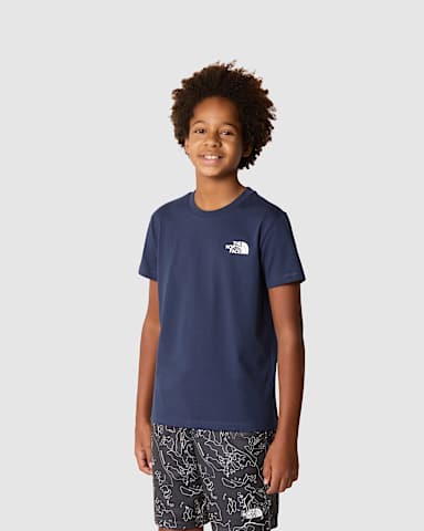 Teens Simple Dome TShirt TNF Summit Navy HERO