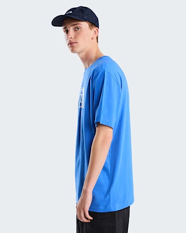 Mens Evolution Half Dome Regular TShirt TNF Active Blue ALT2