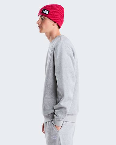 Mens Evolution Simple Dome Regular Sweatshirt TNF TNF Pale Grey Heather alt2
