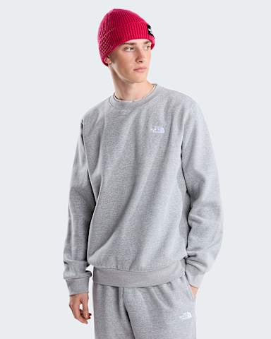 Mens Evolution Simple Dome Regular Sweatshirt TNF TNF Pale Grey Heather hero