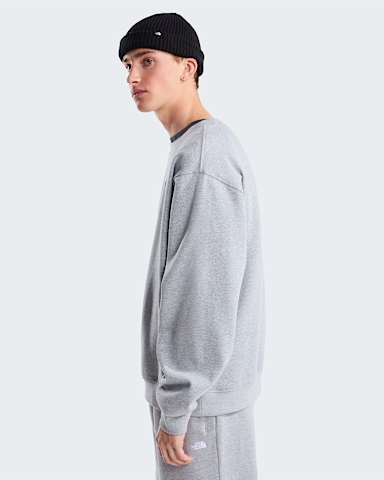 Mens TNF Essential Simple Dome Relaxed Sweatshirt TNF TNF Pale Grey Heather ALT2
