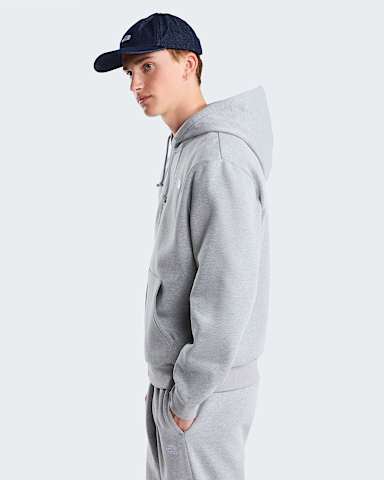 Mens Evolution Simple Dome Regular FullZip Hoodie TNF TNF Pale Grey Heather alt2