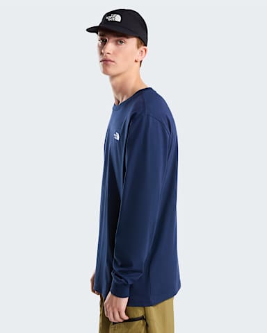 Evolution Simple Dome Regular Tshirt met lange mouwen voor heren TNF Summit Navy ALT2