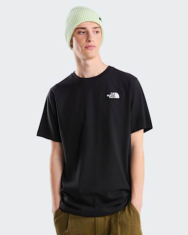 Tshirt com grfico vertical para homem TNF TNF Black ALT1