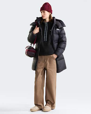 Womens Nuptse Winter Mules TNF Timeless TaupeCalacatta ALT5