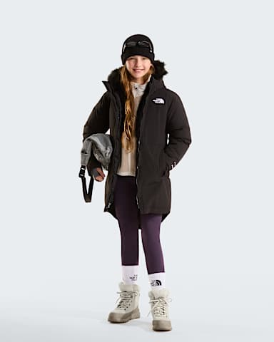 Scarponi impermeabili in pelle con lacci ThermoBall da donna TNF White DuneTimeless Taupe alt5