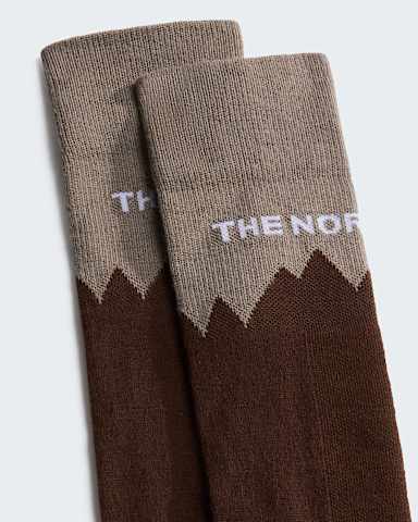 Mountain Resort Skisocken TNF Stone SlabSmokey Brown ALT1