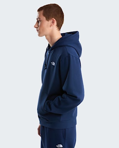Mens Evolution Simple Dome Regular FullZip Hoodie TNF Summit Navy alt2