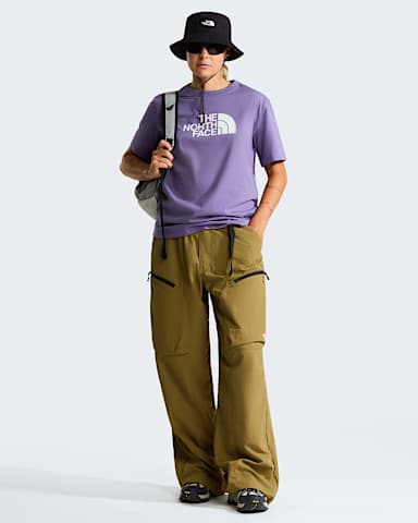 Evolution Half Dome Relaxed Tshirt voor dames TNF Grounded Plum ALT1