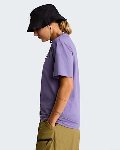 Evolution Half Dome Relaxed Tshirt voor dames TNF Grounded Plum ALT2