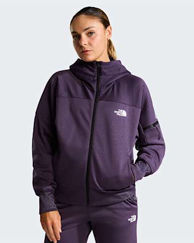 Womens Mountain Athletics Hooded Fleece 20 TNF Endless Dusk HERO