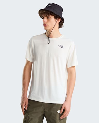 Mens 247 TShirt TNF White Dune HERO