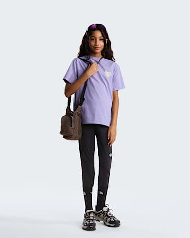 Girls Brand Proud Relaxed Graphic TShirt TNF Pale Plum ALT1