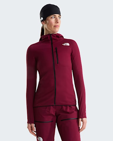 Summit FUTUREFLEECE Hooded Jacket W TNF Burgundy Crush hero
