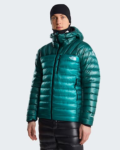 Giacca in piumino con cappuccio Summit Breithorn da uomo TNF Restorative TealPacific Teal HERO