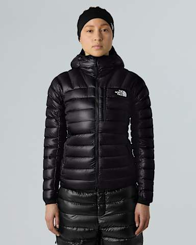 Womens Summit Breithorn Hooded Down Jacket TNF TNF Black HERO