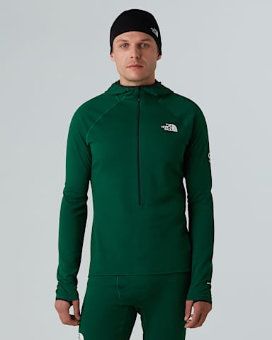 Couche de base capuche Summit DotKnit AMK pour homme TNF Apex Green HERO