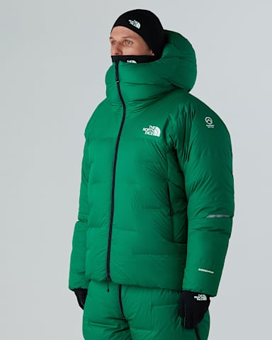 Mens Summit Cloud Down AMK Parka TNF Cordillera Green HERO