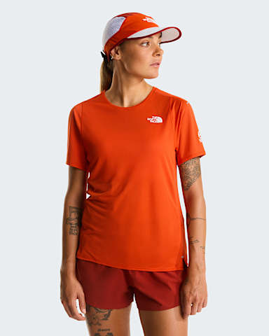 Tshirt Summit High Trail pour femme TNF Lava Red HERO