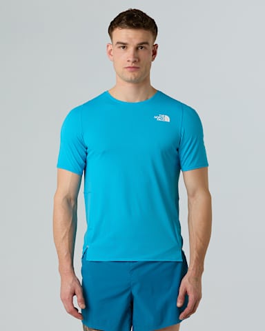 Tshirt de course Summit High Trail Run pour homme TNF Meridian Blue HERO