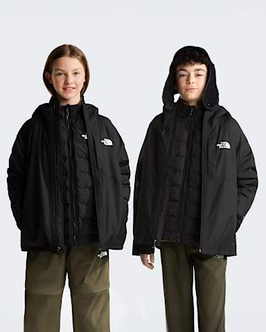 Perrito 4In1 Kapuzenjacke fr Jugendliche TNF TNF Black hero