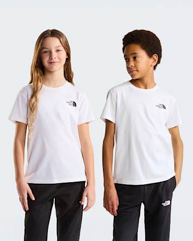 Teens Simple Dome TShirt TNF TNF White HERO