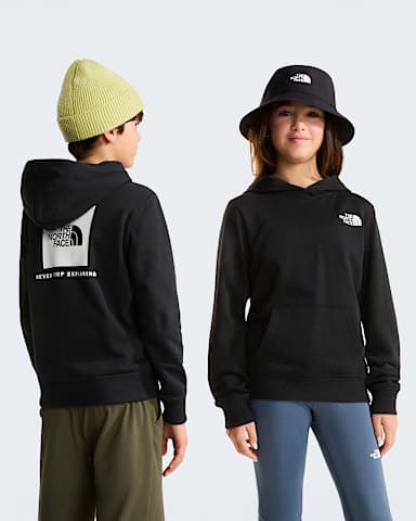Teens NSE Box Hoodie TNF TNF Black HERO
