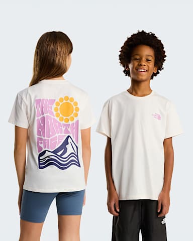 Teens Voyage Relaxed TShirt TNF White Dune HERO