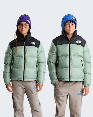 Giacca 1996 Retro Nuptse da ragazzi TNF Slate Moss HERO