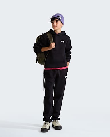 Teens Evolution Simple Dome Pullover Hoodie TNF TNF Black ALT1