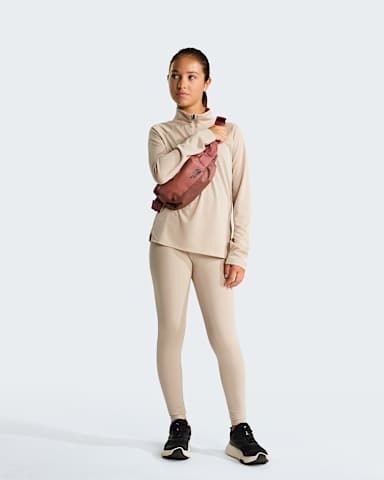 Flex Graphic Leggings Girl Junior TNF Timeless Taupe ALT1