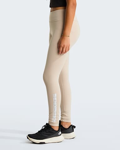 Flex Graphic Leggings Girl Junior TNF Timeless Taupe ALT2