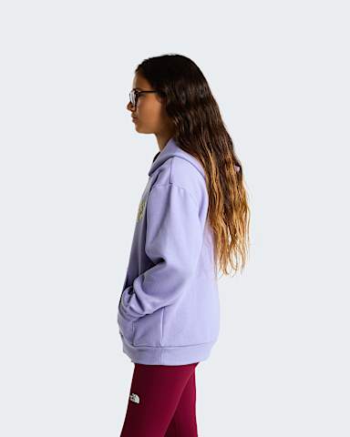Sweat  capuche graphique dcontract Brand Proud pour fille TNF Pale Plum ALT2