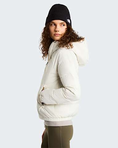 Womens Hydrenalite Down Hooded Jacket TNF White Dune alt2