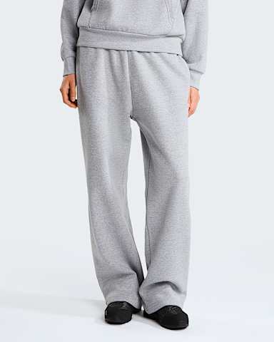 Pantalon de jogging droit dcontract TNF Essential Simple Dome pour femme TNF TNF Pale Grey Heather HERO