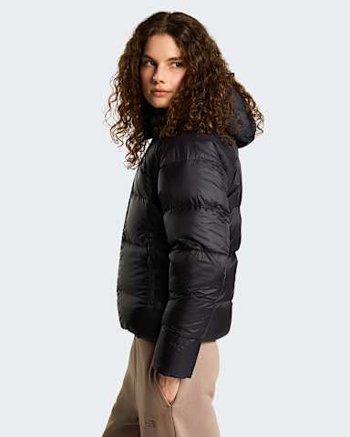 Womens Hydrenalite City Down Hooded Jacket TNF TNF Black alt2