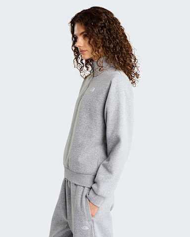Damen Evolution Simple Dome Regular Sweatshirt mit 14Reiverschluss TNF TNF Pale Grey Heather alt2