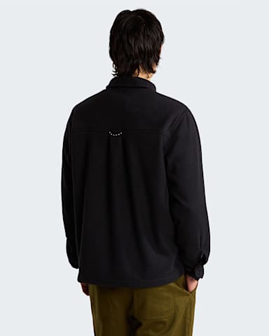 Mens Open Range Fleece LongSleeve Shirt TNF TNF Black ALT2