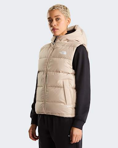 Womens Frost Fall Gilet TNF Timeless Taupe hero