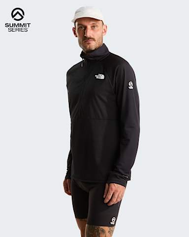 Mens Summit Series FUTUREFLEECE Lightweight Jacket TNF TNF BlackNPF HERO