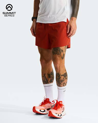 Mens Summit Pacesetter 5 Shorts TNF Iron Clay HERO