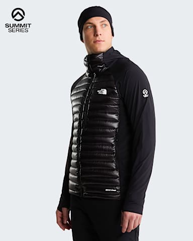 Summit Breithorn leichte HybridKapuzenjacke fr Herren TNF TNF Black HERO