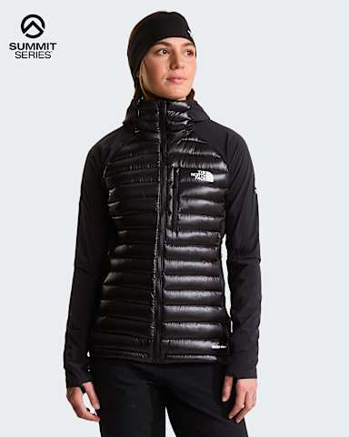 Summit Breithorn leichte HybridKapuzenjacke fr Damen TNF TNF Black HERO