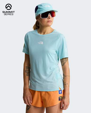 Summit High Trail TShirt mit Grafik fr Damen TNF Canal Blue HERO