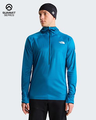 Mens Summit Direct Sun Hoodie TNF Dusk Blue HERO