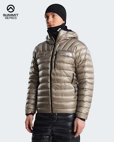 Summit Breithorn Daunenjacke mit Kapuze fr Herren TNF Stone Slab HERO