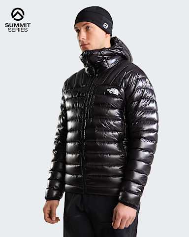 Summit Breithorn Daunenjacke mit Kapuze fr Herren TNF TNF Black HERO