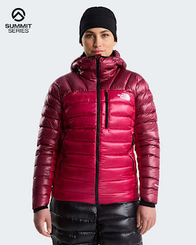 Veste  capuche en duvet Summit Breithorn pour femme TNF Lali GuranBurgundy Crush hero